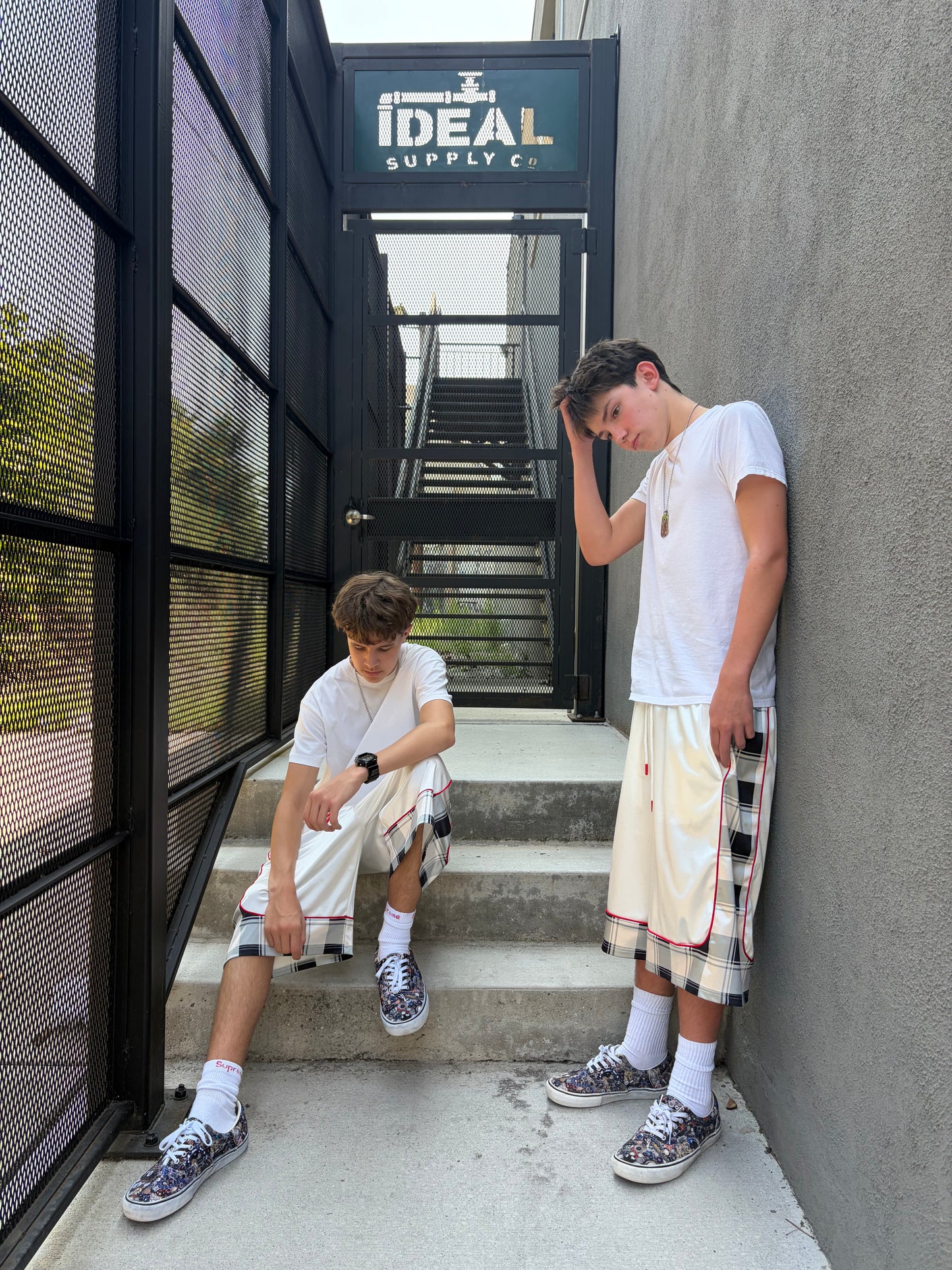 "Ivory" shorts